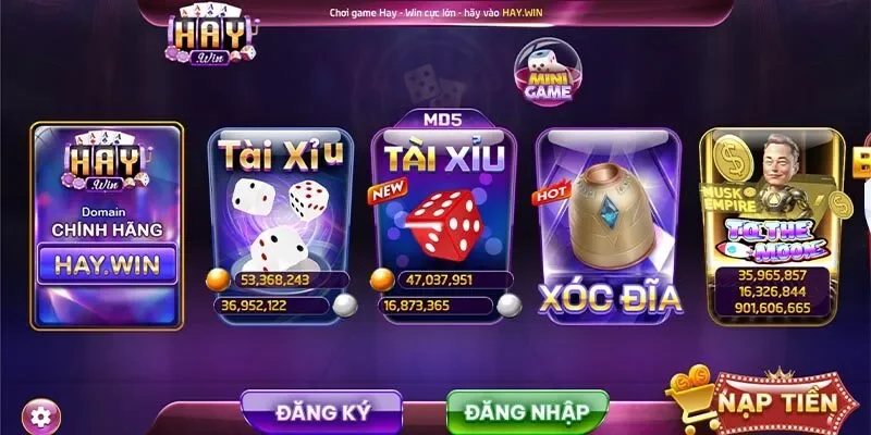 cách đăng ký tài khoản và trải nghiệm chơi tài xỉu tại Haywin